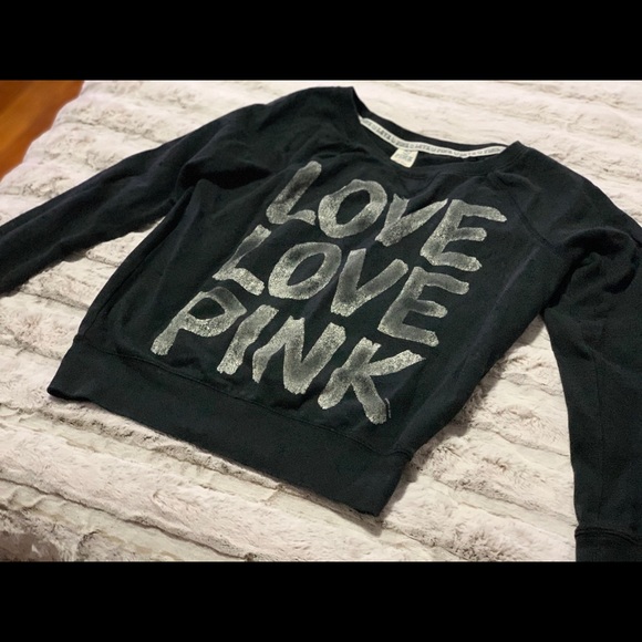 PINK Victoria's Secret Tops - PINK. Sweatshirt. Size MEDIUM